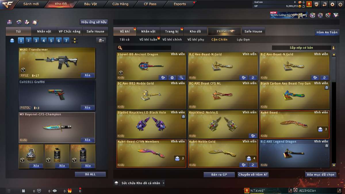 shop acc cf uy tin gia re